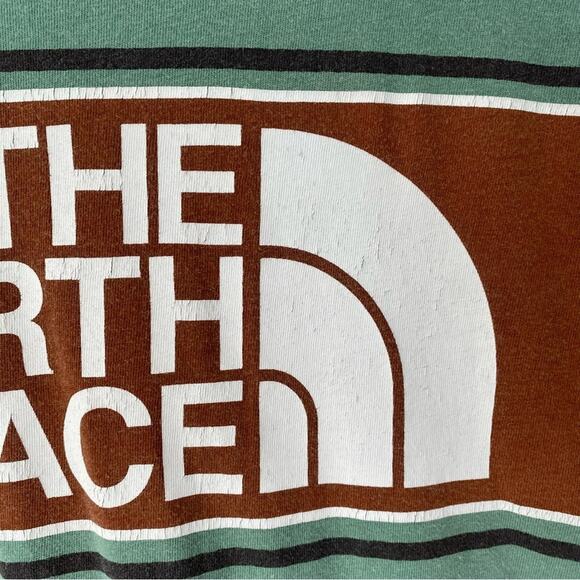 The North Face Mens Green Graphic Print T-shirt size small - Picture 2 of 5